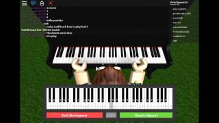 ROBLOX PIANO FNAF [upl. by Nylatsyrc]