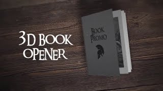 3D Book Opener ★ After Effects Template ★ AE Templates [upl. by Augy356]