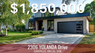 What 1850000 Buys You Near Toronto Oakville Modern Home Tour [upl. by Pelmas]