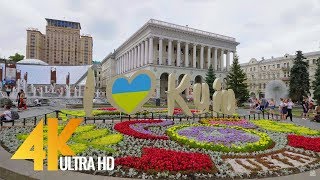 4K Kyiv Walking Tour  Europe Destinations  Kyiv Ukraine [upl. by Assiar35]