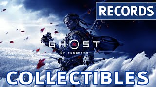 Ghost of Tsushima  All Records Locations Avid Reader Trophy Guide [upl. by Birk]