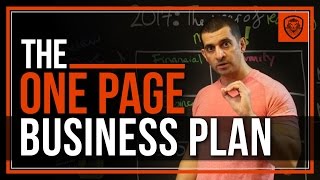 How to Write a One Page Business Plan [upl. by Ahsemik]