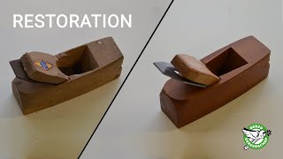 Oude blokschaaf opknappen I Refurbishing an old block plane RESTORATION [upl. by Attenauqa]