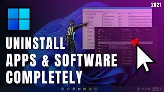 How to UninstallDelete Apps amp Programs in Windows 11 Completely 2023 [upl. by Anire99]