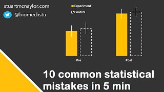 Ten Statistical Mistakes in 5 Min [upl. by Ketty214]