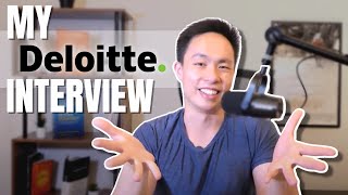 Deloitte Interview Process My Experience [upl. by Annaierb]