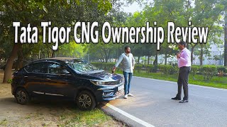 Tata Tigore Cng Ownership Review  Tigor XZ Plus CNG Owner Review After 11000 kms [upl. by Ennirak]