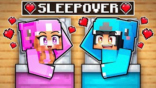 Omz amp Lily SLEEPOVER in Minecraft [upl. by Kinsman576]