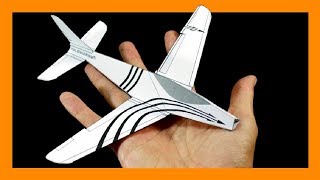 Como hacer un AVION DE PAPEL en 3d para IMPRIMIR que Vuele Mucho GRATIS [upl. by Sabella897]