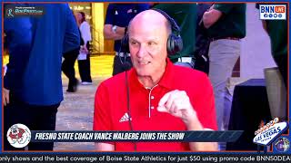 Fresno State basketball coach Vance Walberg joins BNN at Mountain West Media Days in Las Vegas [upl. by Buerger]