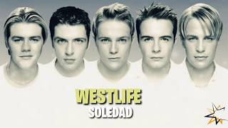 Westlife  Soledad  KARAOKE with BACKING VOCALS lower key OFFICIAL KARAOKE VERSION [upl. by Schell548]