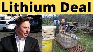 Tesla Signs 5Year Binding Lithium Supply Deal with Piedmont Lithium [upl. by Cloris]