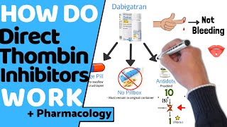 How do Direct Thrombin Inhibitors Work Dabigatran [upl. by Noirod268]