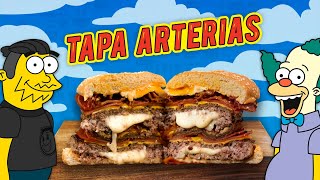 HAMBURGUESA TAPARTERIAS de Los Simpsons  El GUZII [upl. by Watters898]