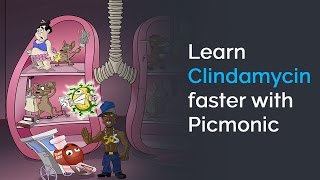 Learn Clindamycin Faster with Picmonic USMLE Step 1 Step 2 CK [upl. by Chae]