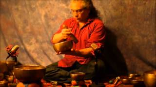 70 minute7 Chakra Continuous Meditation with 21 Antique Tibetan Singing Bowls [upl. by Pardo]