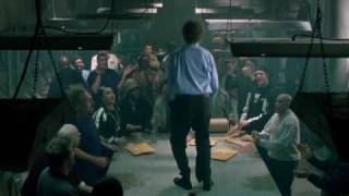 Will Ferrell  From Movie Elf  Dancing on Table In Mailroom [upl. by Erdnaek652]