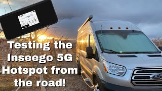 Vanlife Test  We test out the Verizon Inseego 5G Ultra Wideband Hotspot [upl. by Bink901]