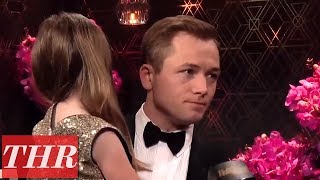 2020 Golden Globes Official Aftershow with Winner Taron Egerton  THR [upl. by Fax]