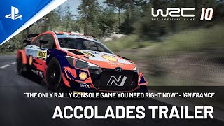 WRC 10  Accolades Trailer  PS5 PS4 [upl. by Atnahsal]