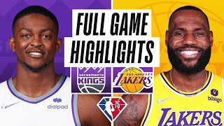 KINGS at LAKERS  FULL GAME HIGHLIGHTS  November 26 2021 [upl. by Zolnay]