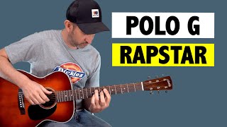 Polo G  Rapstar  Guitar Tutorial [upl. by Call997]