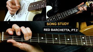 Red Barchetta Guitar Lesson  Part 2  Pre Chorus and Chorus [upl. by Orozco]