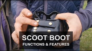 What are the functions and features of Scoot Boot hoof boots [upl. by Ecirpak]