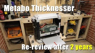 Metabo Thicknesser DH330 ReReview After 2 Years of Use [upl. by Glaudia618]