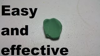 Smoothing sculpey and polymer clay  Easy to do [upl. by Farra]