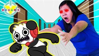 ESCAPE RYANS MOM  Lets Play Roblox Escape Mom Obby with Combo Panda [upl. by Cahra]