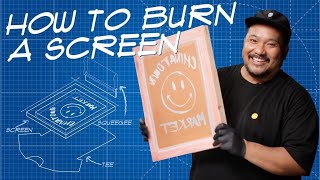 How To Make A Screen For Screen Printing  THE BLUEPRINT [upl. by Lothar]