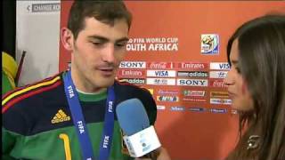 Iker Casillas Kissing Sara Carbonero  BEHIND THE CAMERA  HD [upl. by Raynard645]