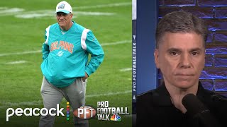 Miami Dolphins Vic Fangio mutually agree to part ways  Pro Football Talk  NFL on NBC [upl. by Aser500]