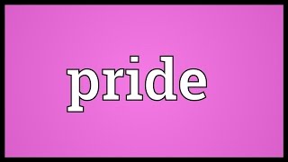 Pride Meaning [upl. by Frannie]