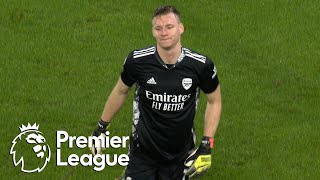 Bernd Leno sent off for intentional handball against Wolves  Premier League  NBC Sports [upl. by Sanborne]