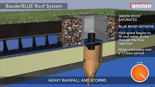 BauderBLUE Roof SuDS [upl. by Adnilam]