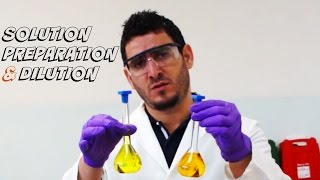 Lab Demonstration  Solution Preparation amp Dilution [upl. by Yllek467]