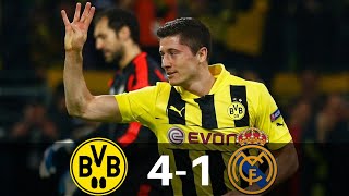 Borussia Dortmund 4 1 Real Madrid 2013 Champions League Semi Finals Highlights LEGEND MATCH [upl. by Melita]