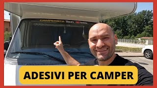 ADESIVI PER CAMPER PERSONALIZZATI [upl. by Anuahc]