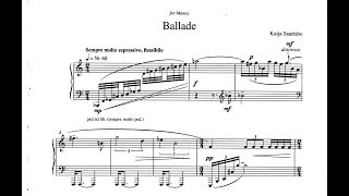 Kaija Saariaho  Ballade 2005 [upl. by Terrijo]