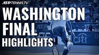 Nick Kyrgios Defeats Daniil Medvedev for Title  Washington 2019 Final Highlights [upl. by Akit167]