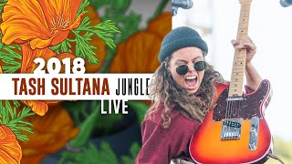 Tash Sultana quotJunglequot Live  California Roots 2018 [upl. by Vidovic71]