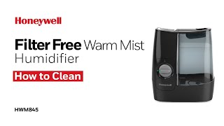 Honeywell Warm Mist Humidifier HWM845  How to Clean [upl. by Nylirehc]