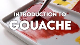 INTRODUCTION TO GOUACHE  A Beginners Guide  Materials Blending Techniques and more [upl. by Eldorado]