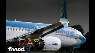 B737MAX Sound Pack FMOD [upl. by Jadda]