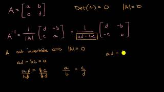 Invertible and noninvertibles matrices [upl. by Graehme]