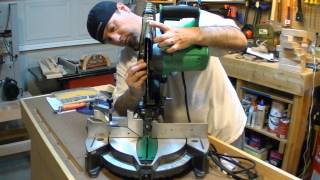 How to change a miter saw blade [upl. by Atwater]