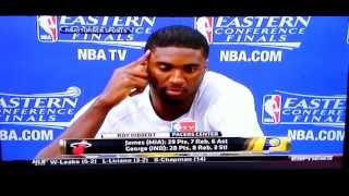 Roy Hibbert says quotNo Homoquot on press conference [upl. by Francine]