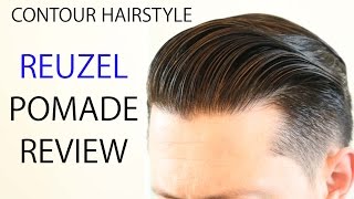 Contour Hairstyle I Reuzel Pomade Review [upl. by Mandell554]